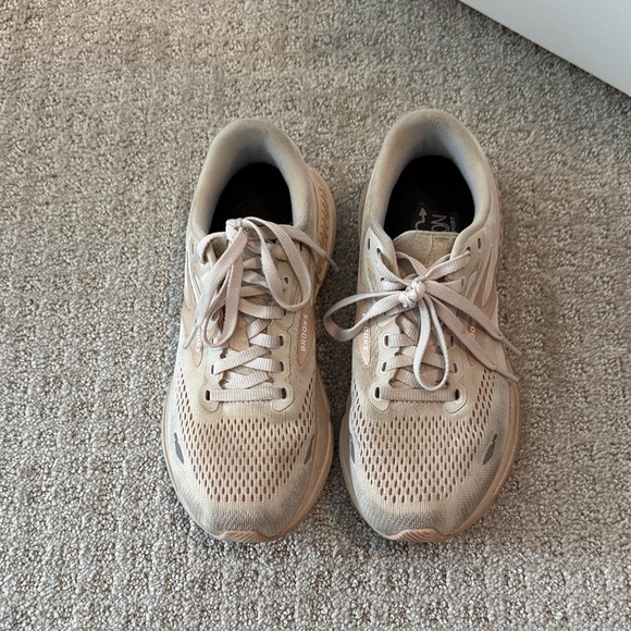 Brooks Beige Athletic Shoes - Picture 1 of 5